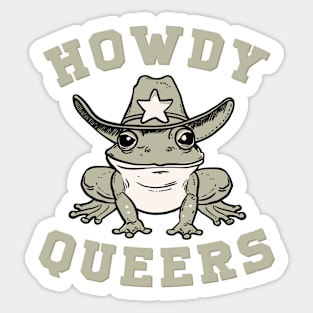 Howdy Queer Pride Sticker